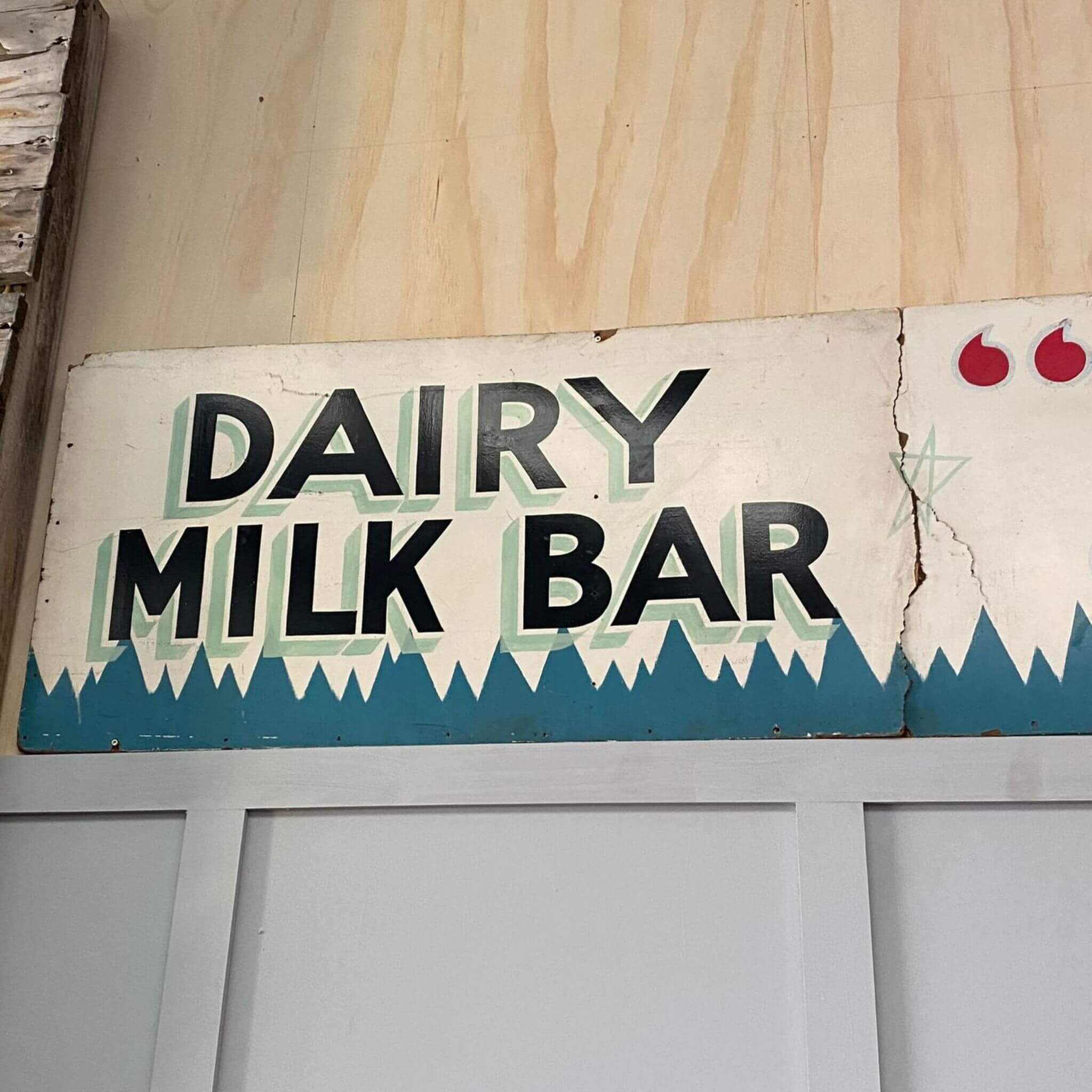 Tip top dairy sign
