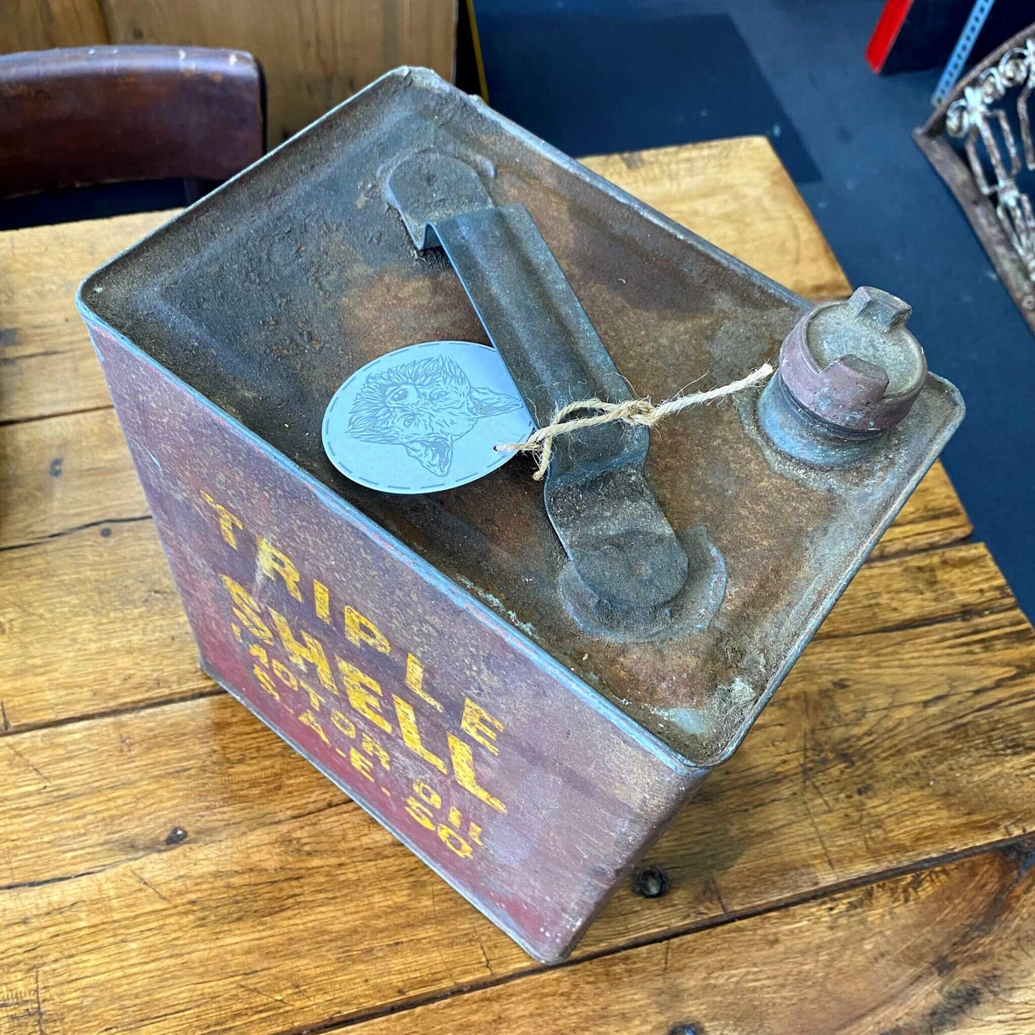 Triple Shell Tin | Elsie Wolfe Decorative Antiques – Salvage Place