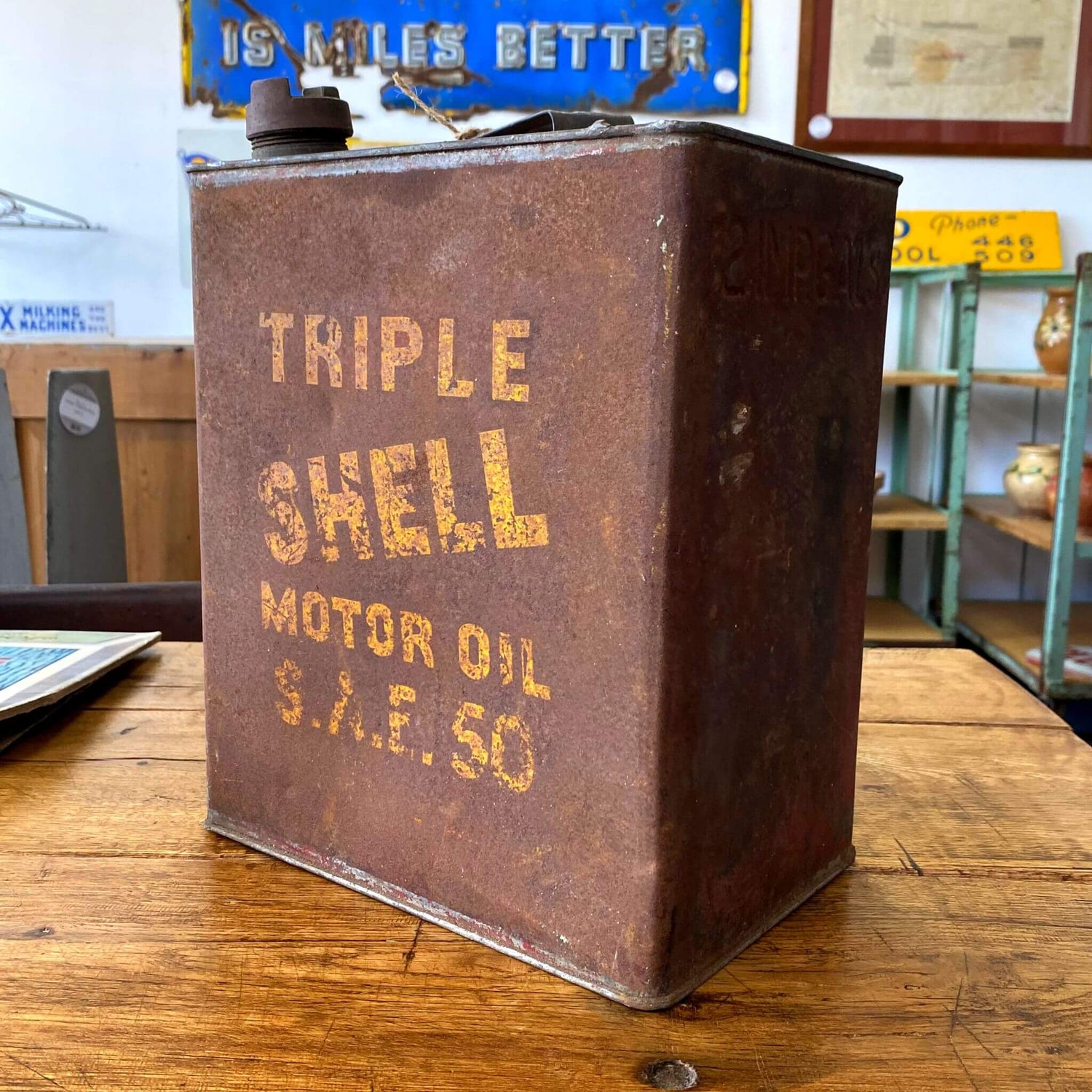 Triple Shell Tin | Elsie Wolfe Decorative Antiques – Salvage Place