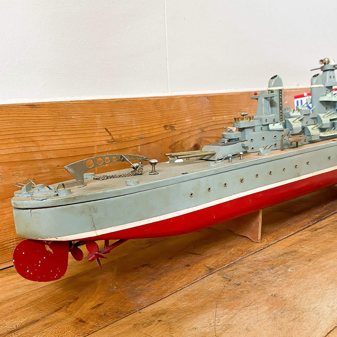 Vintage US Naval Ship Model