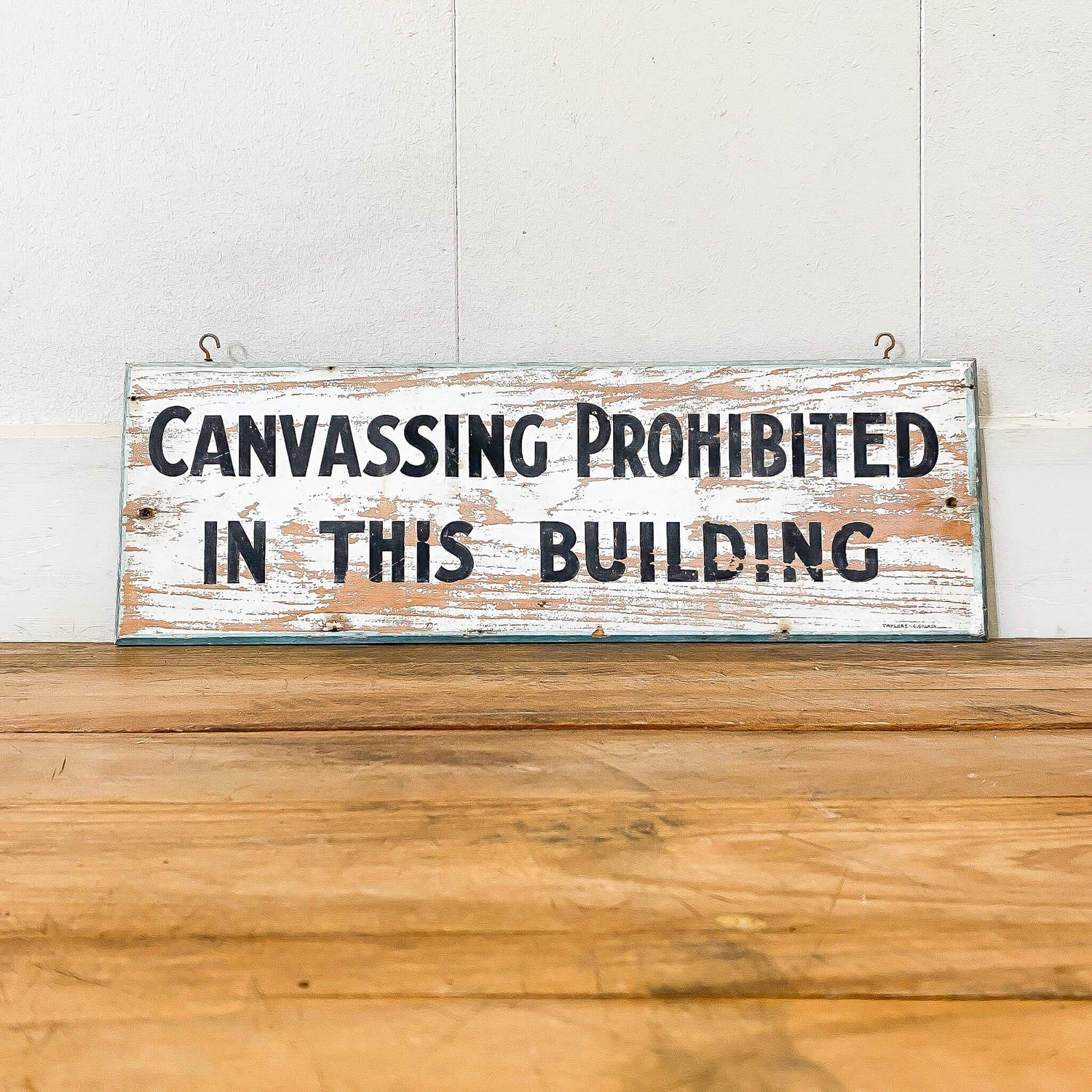 Handpainted Wooden Sign