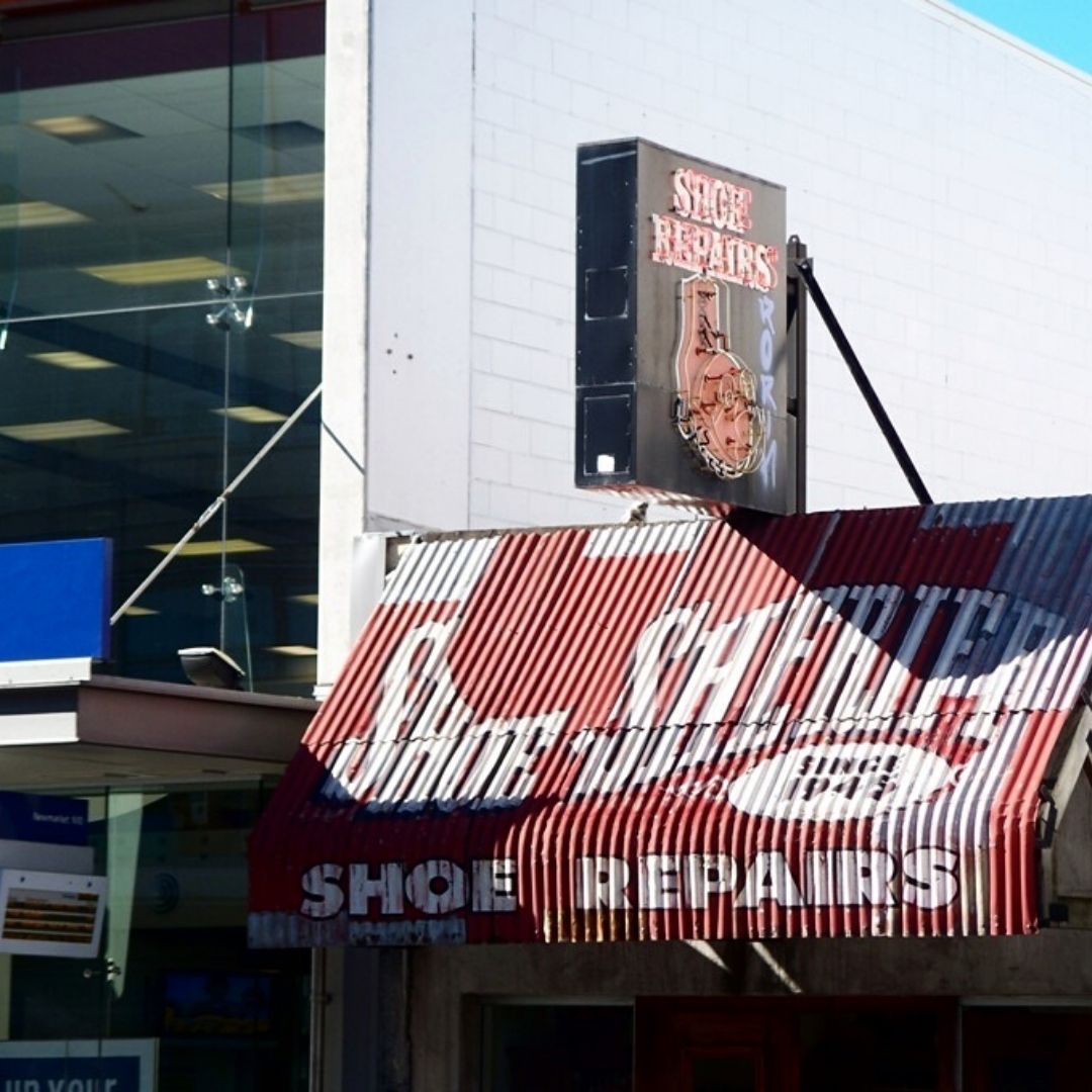Shoe Repairs Neon Sign, Shoe Sheriff New Market Auckland