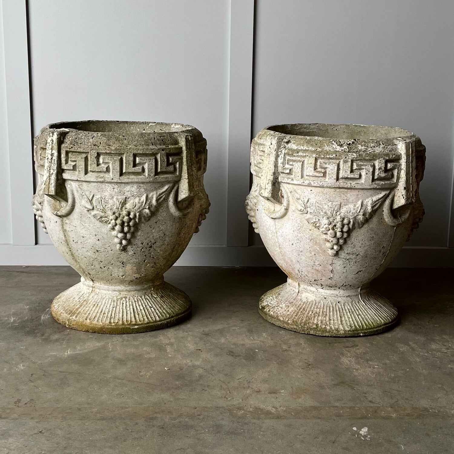 Antique garden pots