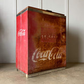 Collectible Coca Cola Fridge with patina
