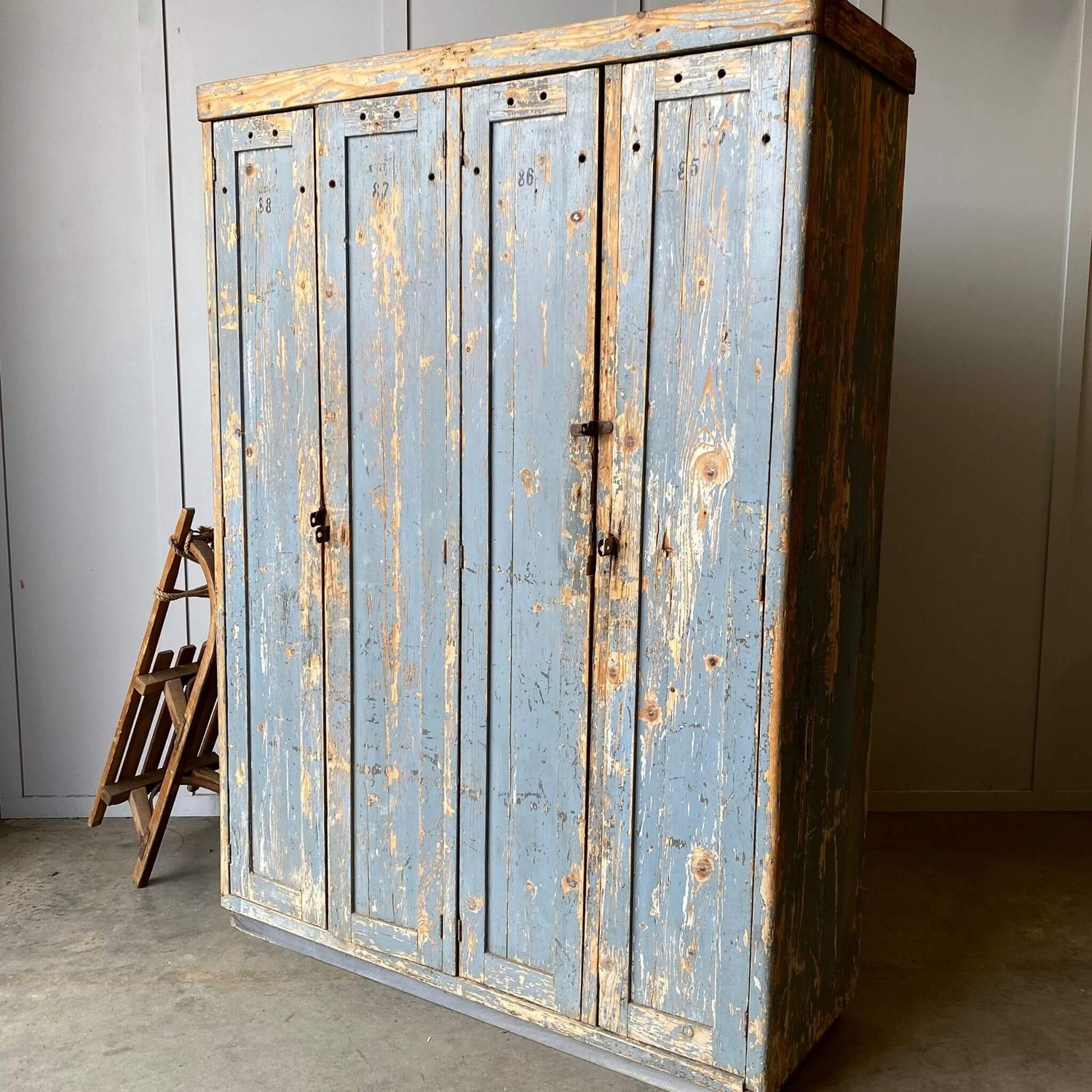 Vintage furniture storage lockers