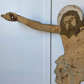 A antique crucified jesus