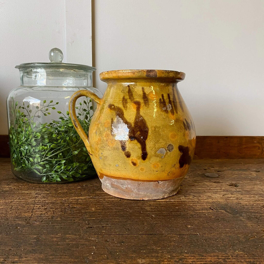 Vintage Yellow Pot