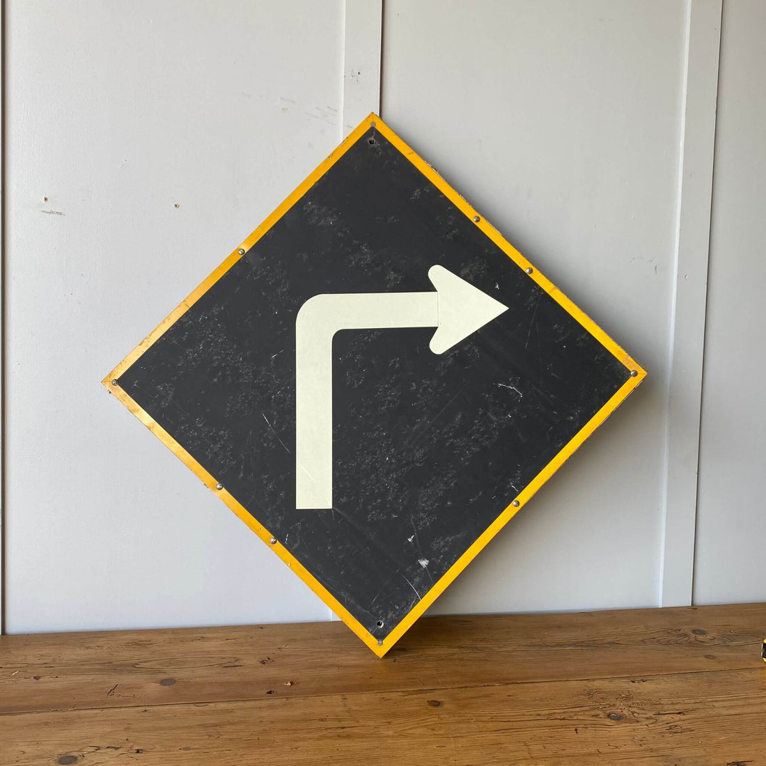 Vintage road sign