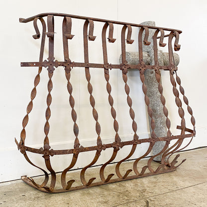 Antique Wrought Iron Balcony