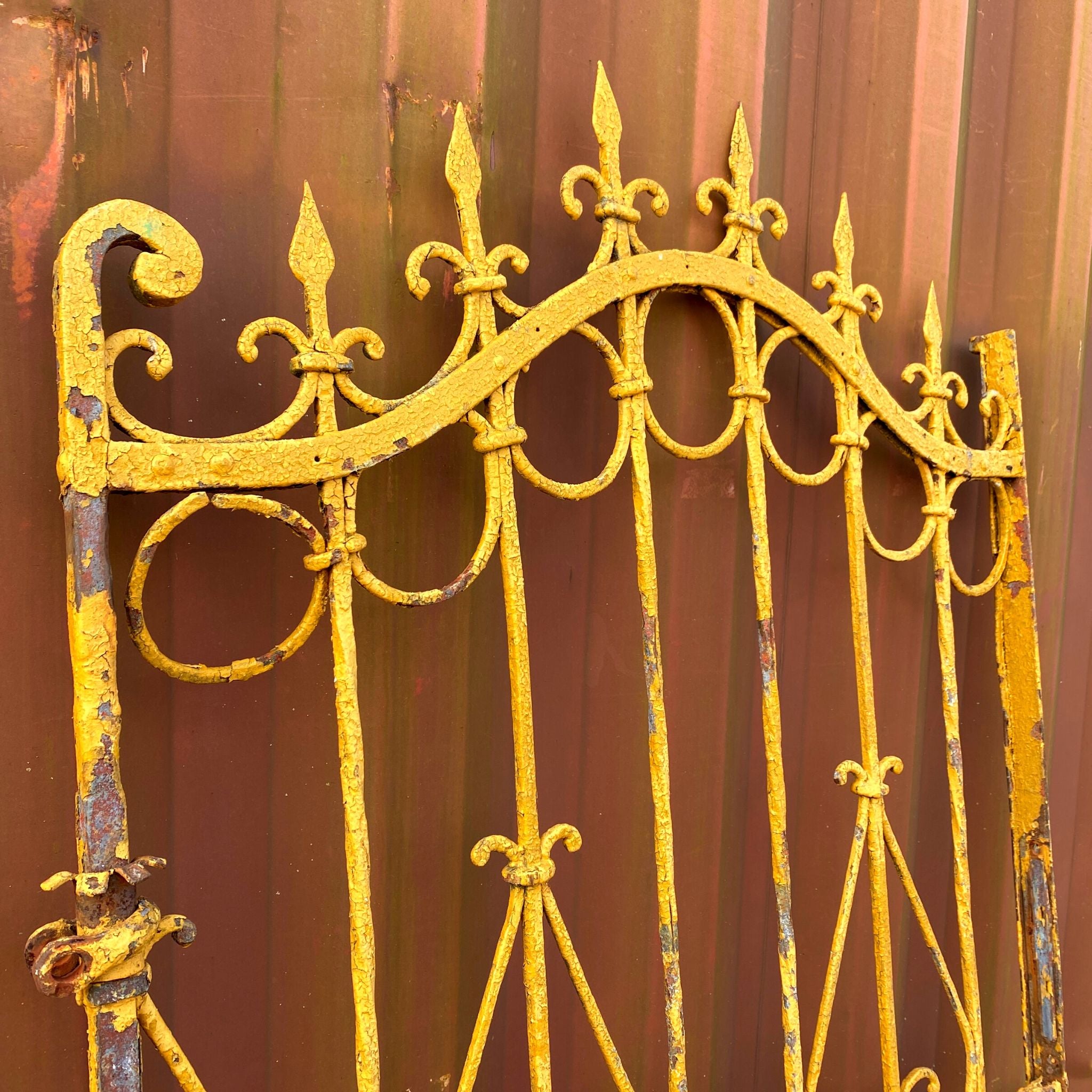 Wrought Iron Garden Gate