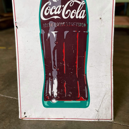 an old coca cola sign